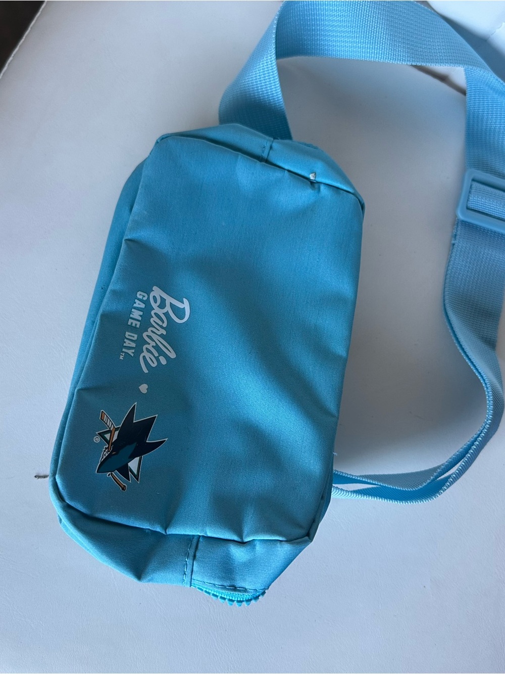 Barbie Light Teal Sling Pouch with Team Graphic
